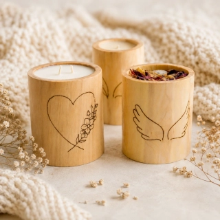 EKO Svíčka - 120 ml - Angel Wings